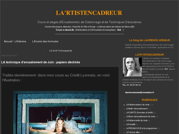 www.lartistencadreur.com