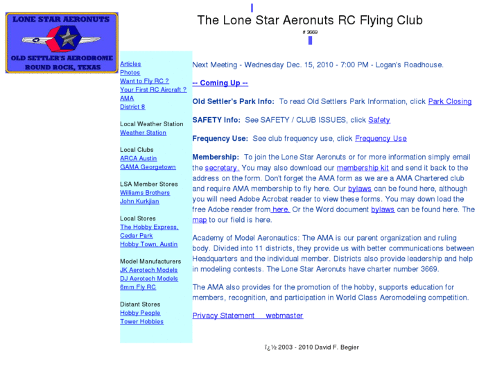 www.lonestaraeronuts.org