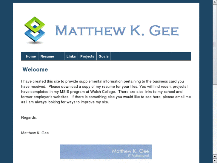 www.matthewkgee.info