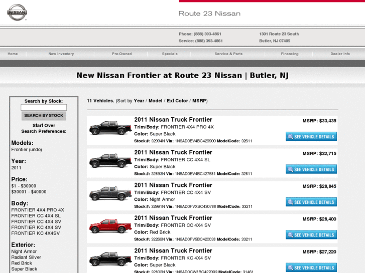 www.new-nissan-frontier-butler-nj.info