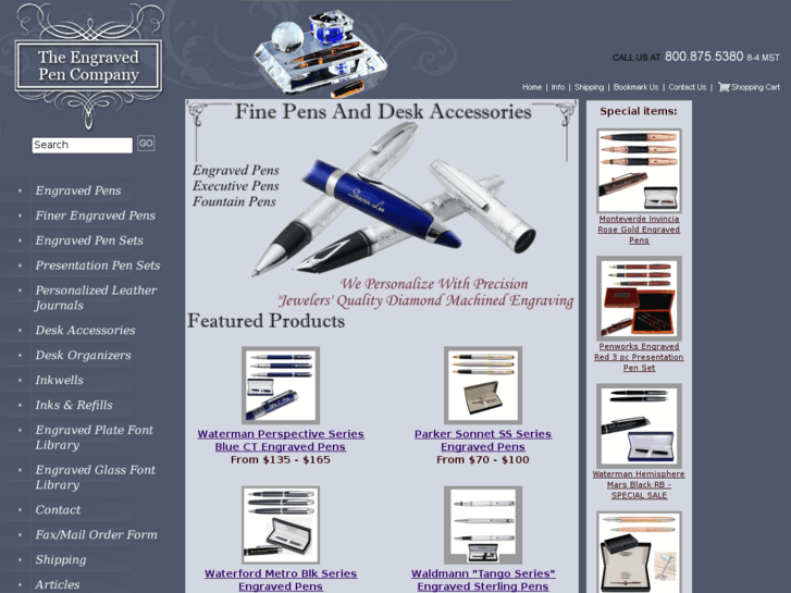 www.personalizedengravedpens.com