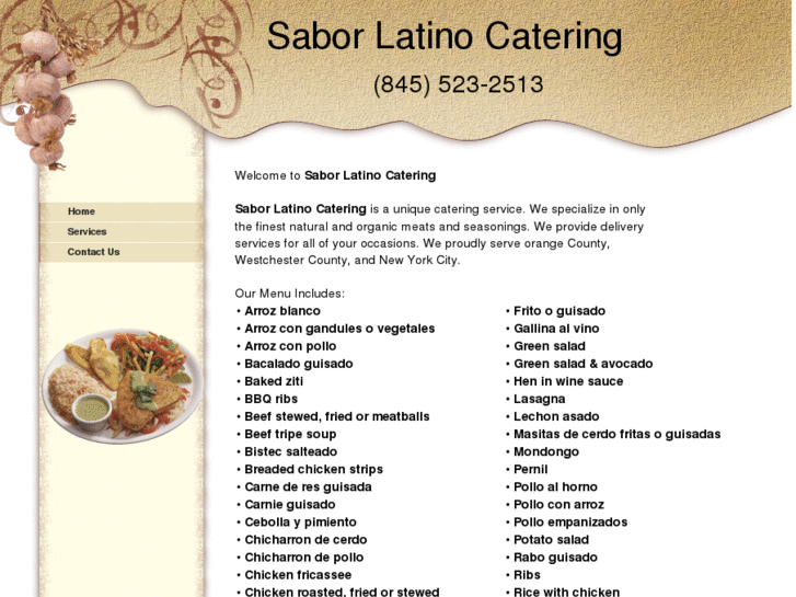 www.saborlatinocatering.com