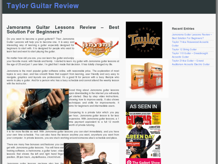 www.taylorguitarreview.com