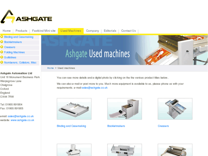 www.ashgate-used-equipment.co.uk