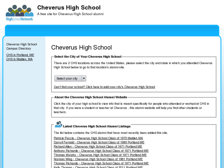 www.cheverushighschool.com