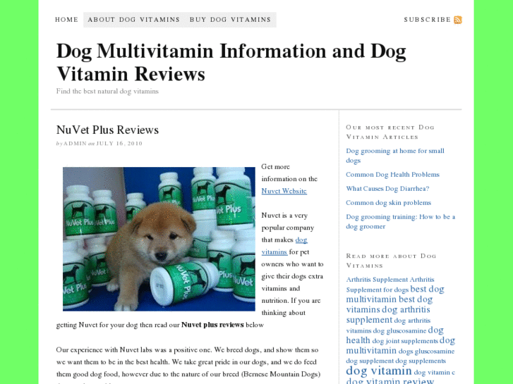 www.dogvitamininfo.com