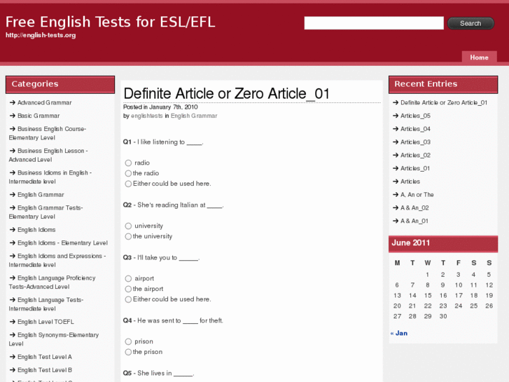 www.english-tests.org