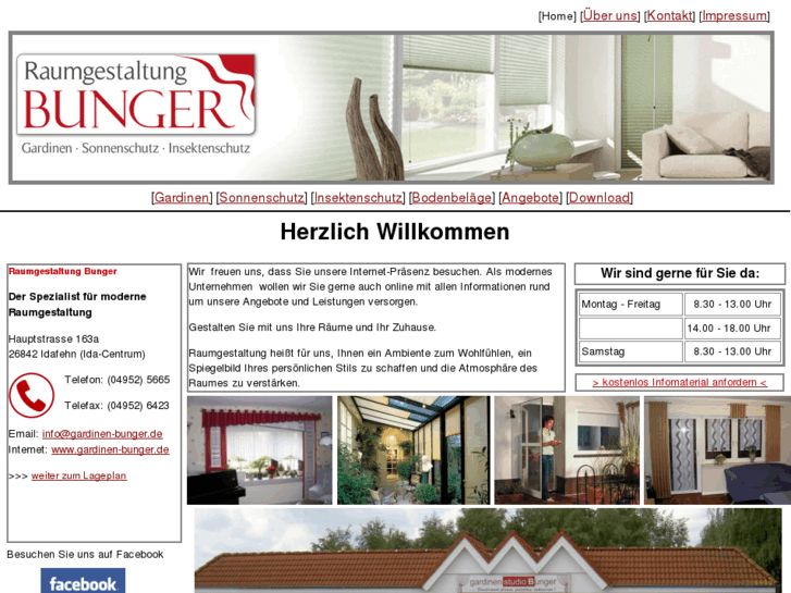 www.gardinen-bunger.de