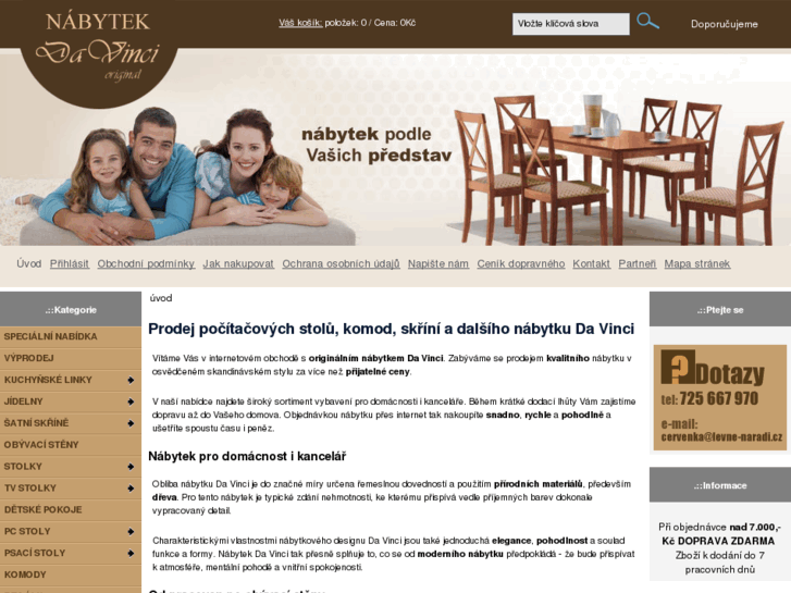 www.nabytek-davinci.cz