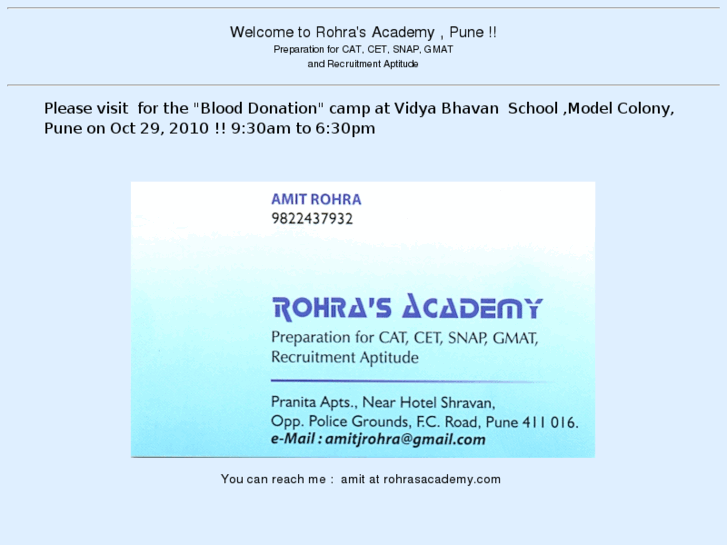 www.rohrasacademy.com