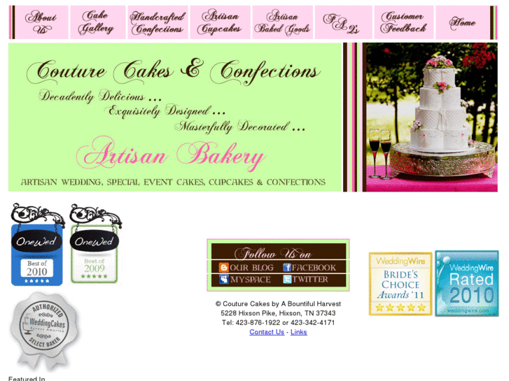 www.couturecakesandconfections.com