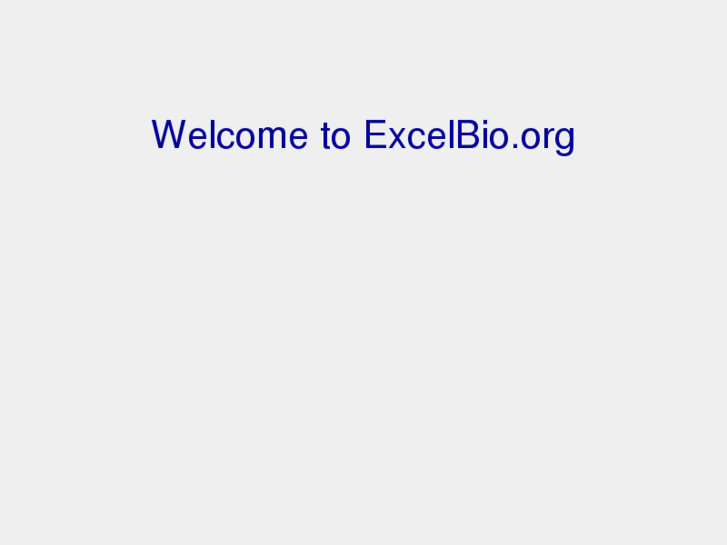 www.excelbio.org
