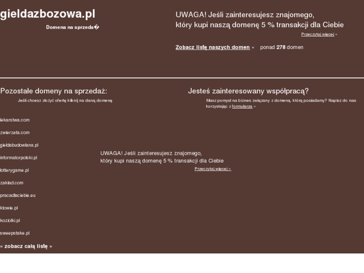 www.gieldazbozowa.pl