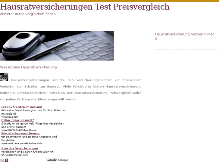 www.hausratversicherung-preisvergleich.net