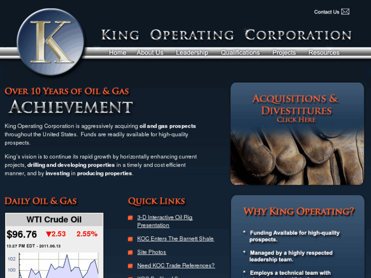 www.kingoperating.com