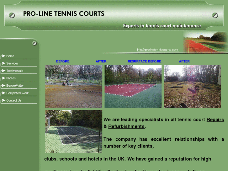 www.prolinetenniscourts.com