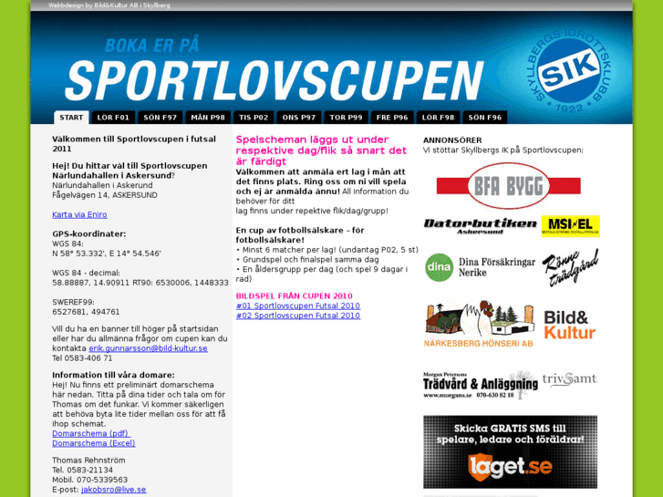 www.sportlovscupen.nu