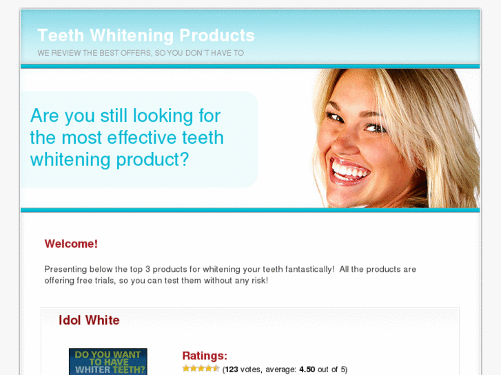 www.teethwhiteningproductsreviews.com