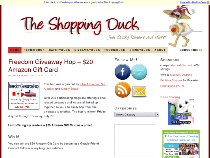 www.theshoppingduck.com