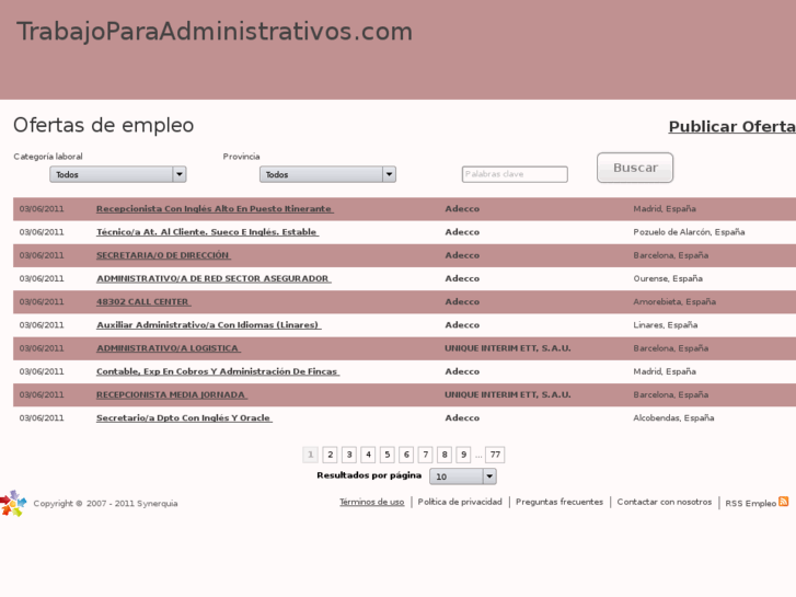 www.trabajoparaadministrativos.com