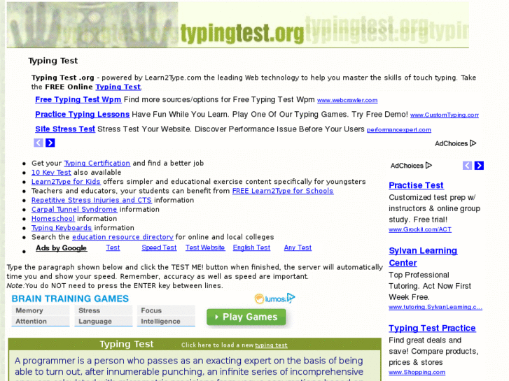 www.typingtest.org
