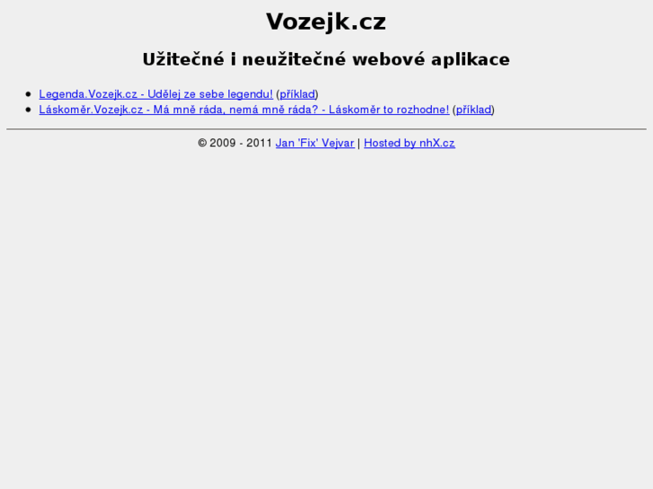 www.vozejk.cz