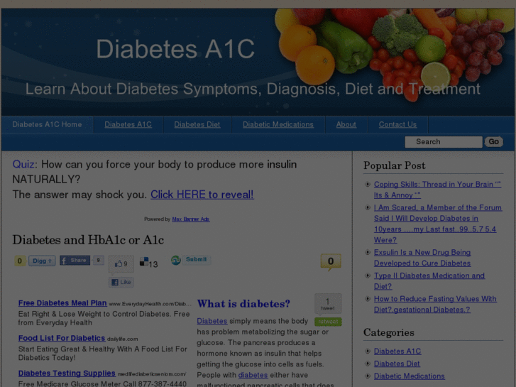 www.diabetesa1c.net