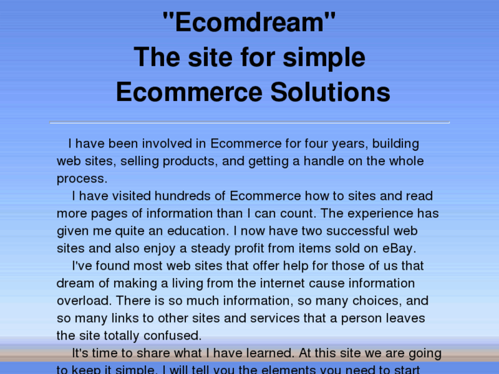 www.ecomdream.com