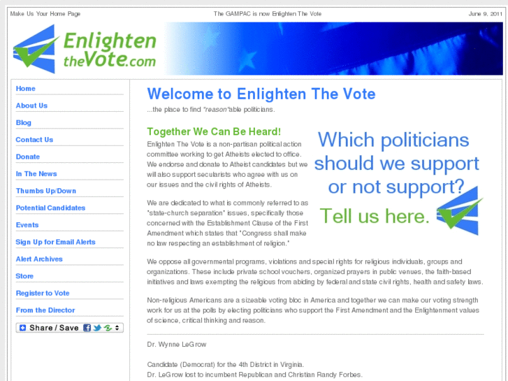 www.enlightenthevote.com