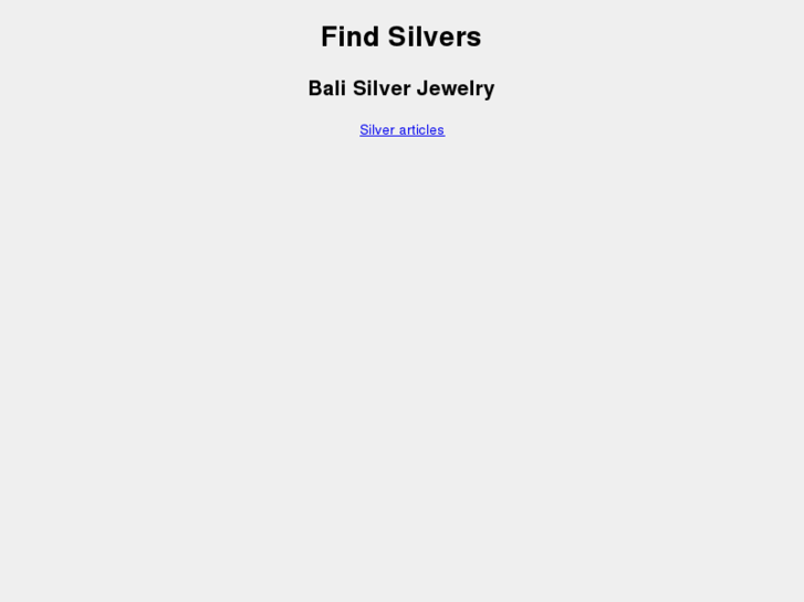 www.findsilvers.com