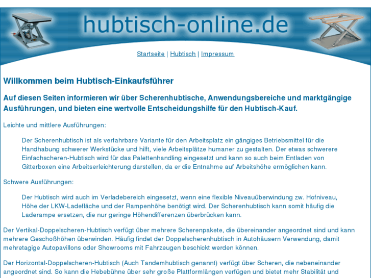 www.hubtisch-online.de