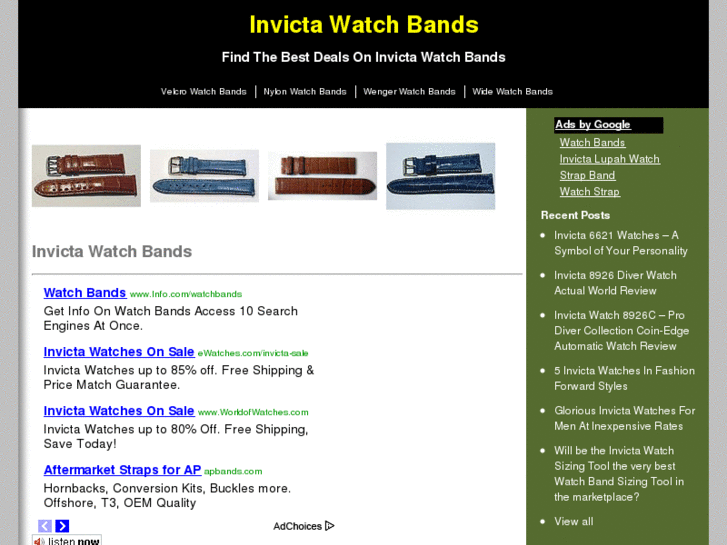 www.invictawatchbands.net