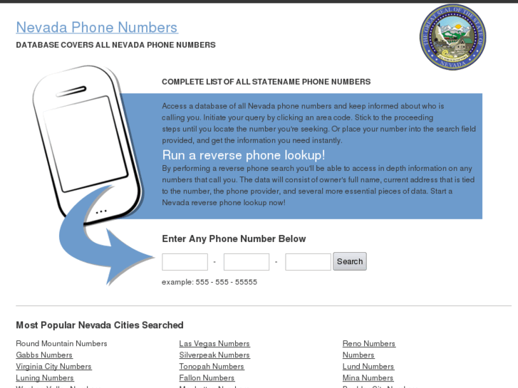 www.nevadaphonenumbers.org