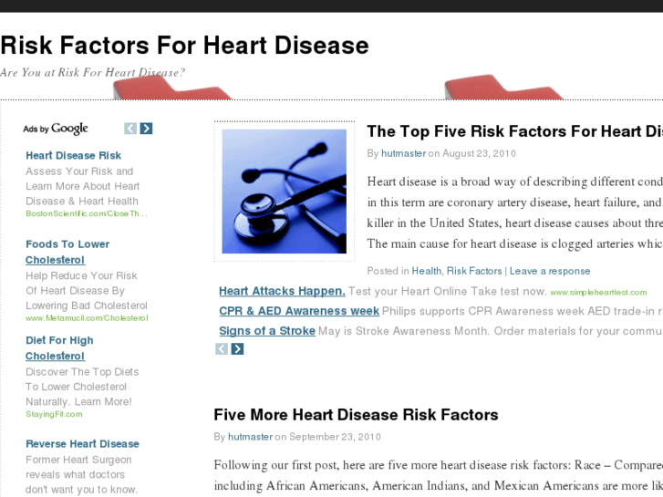 www.riskfactorsforheartdisease.com