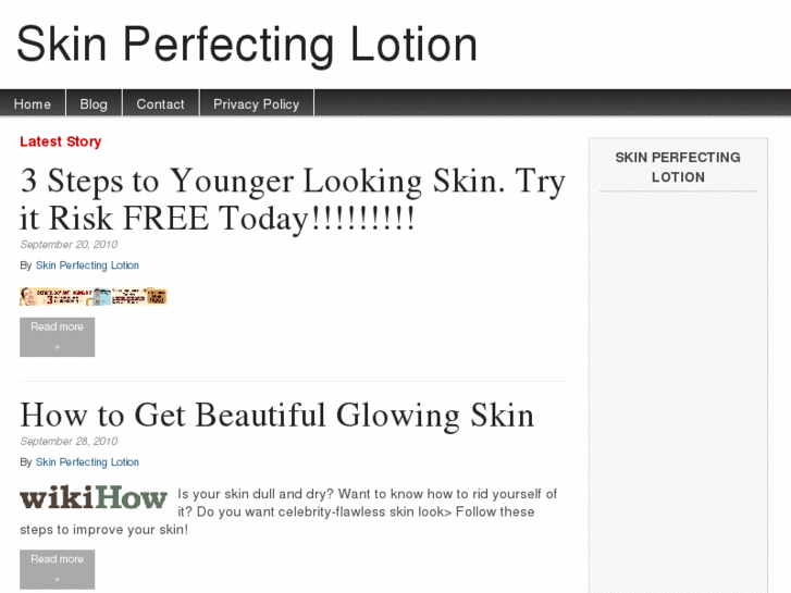 www.skinperfectinglotion.com