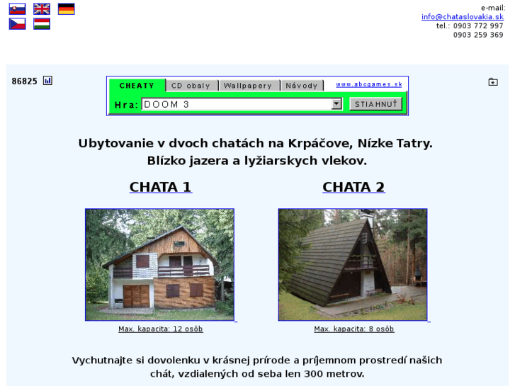 www.chataslovakia.sk