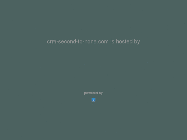 www.crm-second-to-none.com