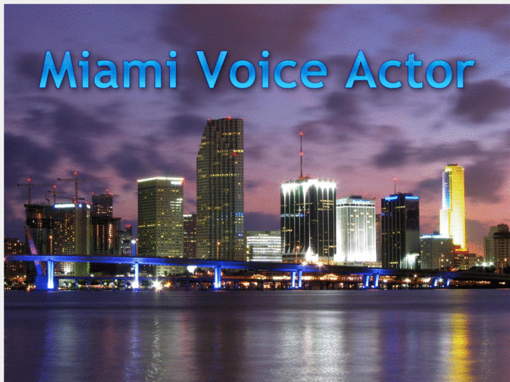 www.miamivoiceactor.com