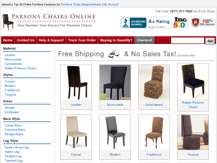 www.parsons-chairs-online.com