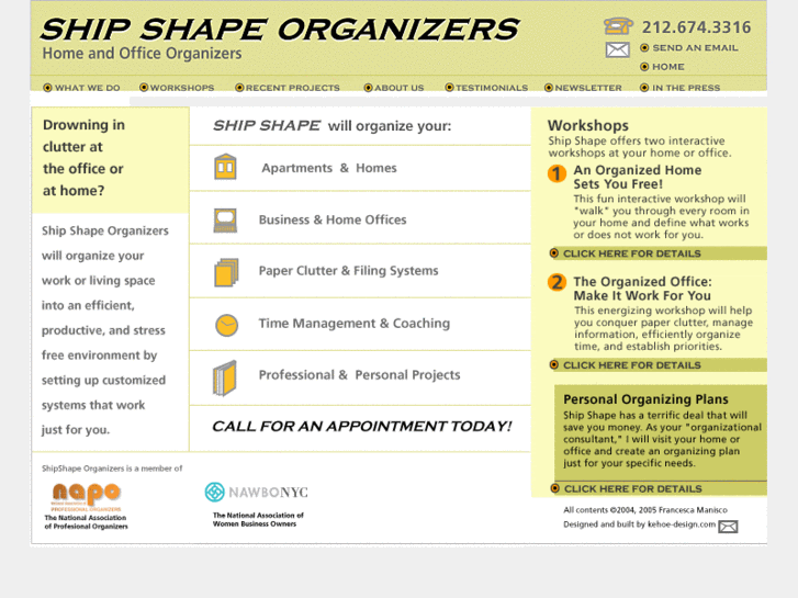 www.shipshapeorganizers.com