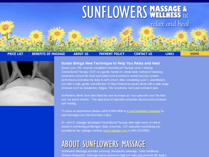www.sunflowersmassage.com