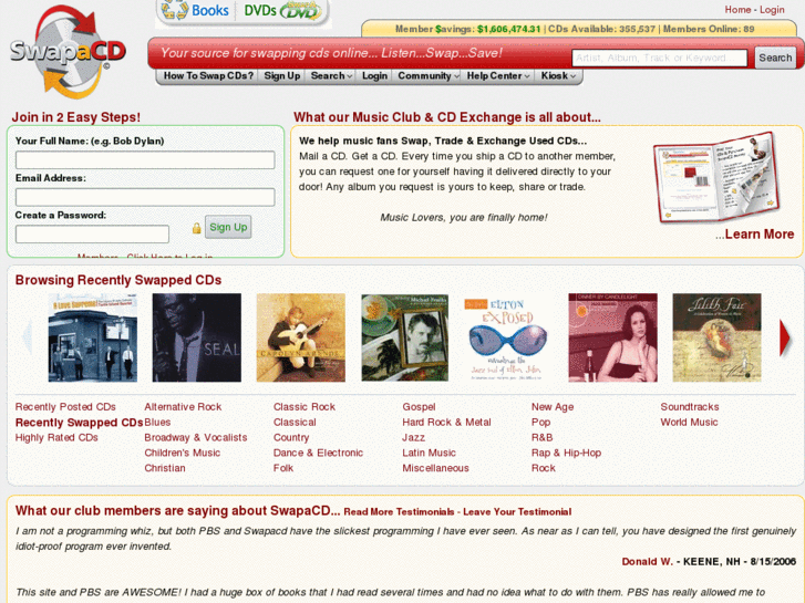 www.swap-a-cd.com