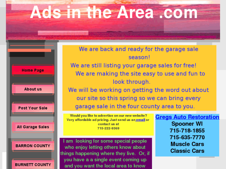 www.adsinthearea.com