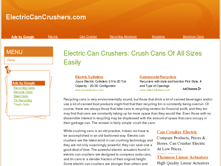 www.electriccancrushers.com