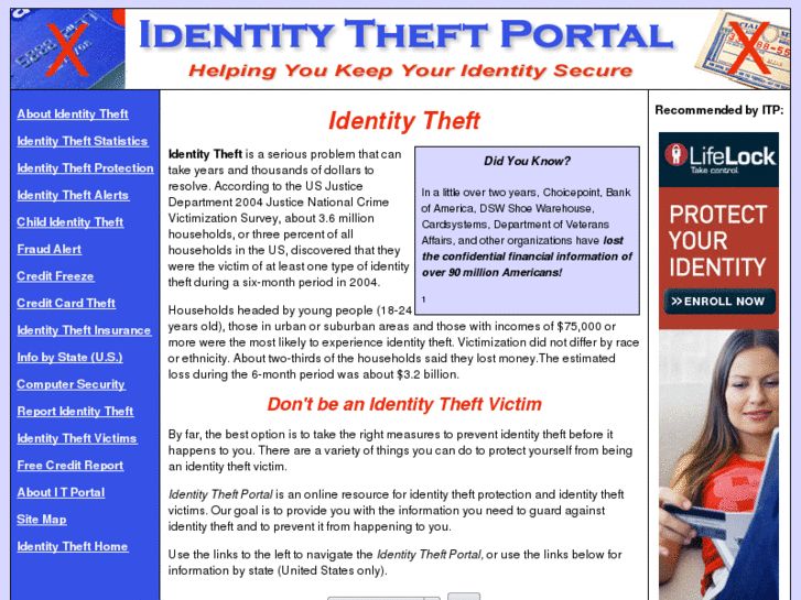 www.identitytheftportal.com