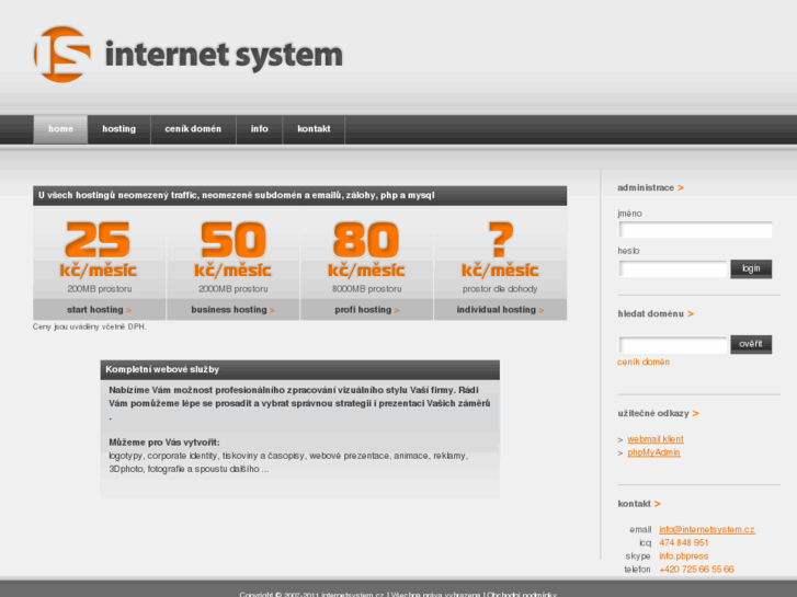 www.internetsystem.cz