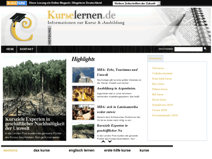 www.kurselernen.de