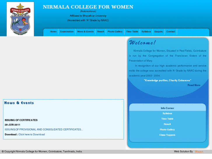 www.nirmalacollege.info