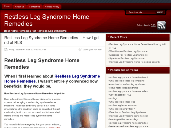 www.restlesslegsyndromehomeremedies.org