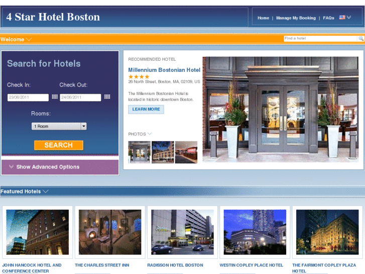 www.4starhotelboston.com